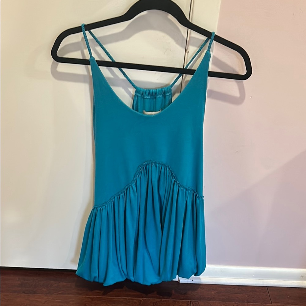 Carolina K Chic Turquoise Camisole Top